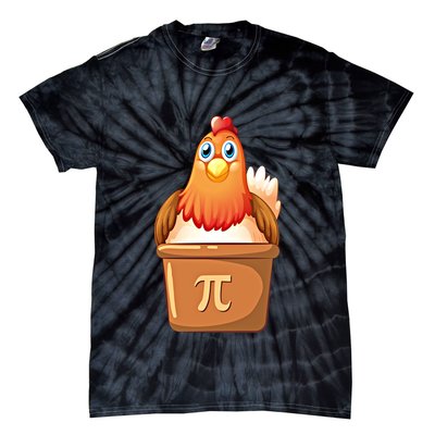 Chicken Pot Pi Day 3 14 Pie Pun Math Club Funny Geek Nerd Gift Tie-Dye T-Shirt