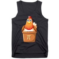 Chicken Pot Pi Day 3 14 Pie Pun Math Club Funny Geek Nerd Gift Tank Top