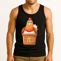 Chicken Pot Pi Day 3 14 Pie Pun Math Club Funny Geek Nerd Gift Tank Top