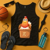 Chicken Pot Pi Day 3 14 Pie Pun Math Club Funny Geek Nerd Gift Tank Top