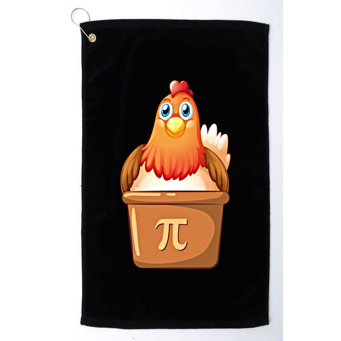 Chicken Pot Pi Day 3 14 Pie Pun Math Club Funny Geek Nerd Gift Golf Towel