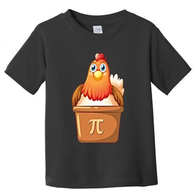 Chicken Pot Pi Day 3 14 Pie Pun Math Club Funny Geek Nerd Gift Toddler T-Shirt