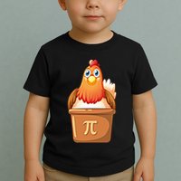 Chicken Pot Pi Day 3 14 Pie Pun Math Club Funny Geek Nerd Gift Toddler T-Shirt