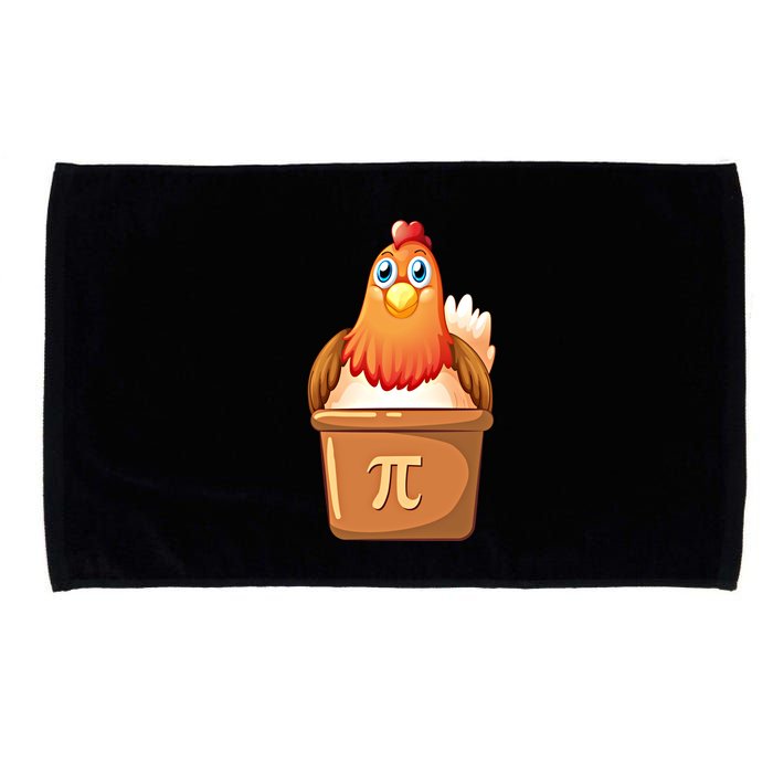 Chicken Pot Pi Day 3 14 Pie Pun Math Club Funny Geek Nerd Gift Microfiber Hand Towel