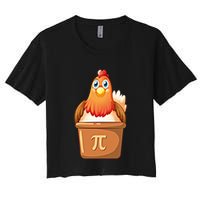 Chicken Pot Pi Day 3 14 Pie Pun Math Club Funny Geek Nerd Gift Crop Top