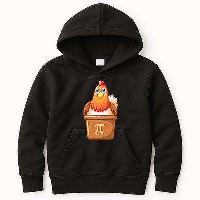 Chicken Pot Pi Day 3 14 Pie Pun Math Club Funny Geek Nerd Gift Kids Hoodie