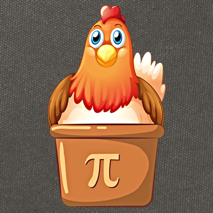 Chicken Pot Pi Day 3 14 Pie Pun Math Club Funny Geek Nerd Gift Cotton Canvas Backpack