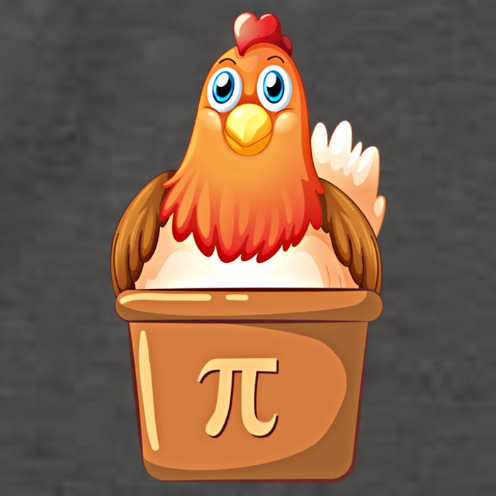 Chicken Pot Pi Day 3 14 Pie Pun Math Club Funny Geek Nerd Gift Vector Backpack
