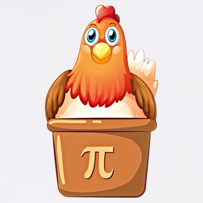 Chicken Pot Pi Day 3 14 Pie Pun Math Club Funny Geek Nerd Gift Garment-Dyed Sweatshirt