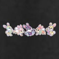 Cute Pastel Plaid Easter Bunnies Bunny Rabbits Cool Comfort Performance Bucket Hat