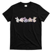 Cute Pastel Plaid Easter Bunnies Bunny Rabbits T-Shirt