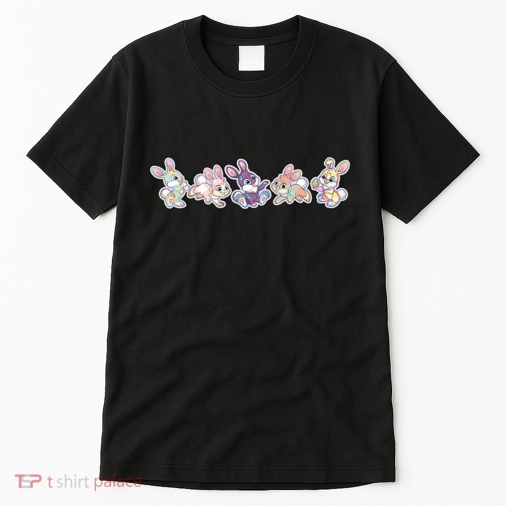 Cute Pastel Plaid Easter Bunnies Bunny Rabbits Tall T-Shirt