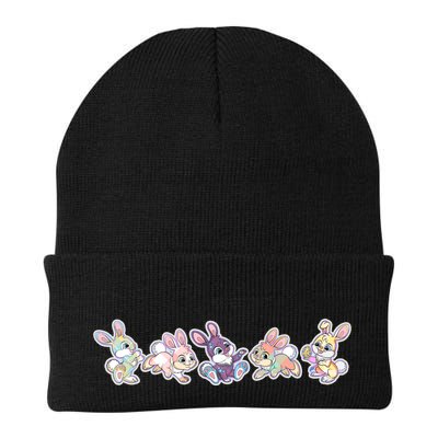Cute Pastel Plaid Easter Bunnies Bunny Rabbits Beanie