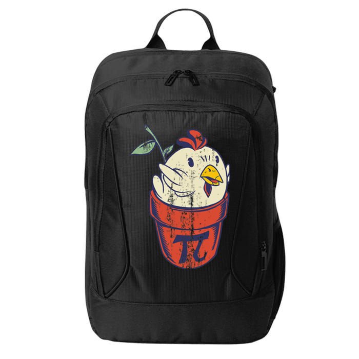 Chicken Pot PI Day Math Funny Teacher City Backpack