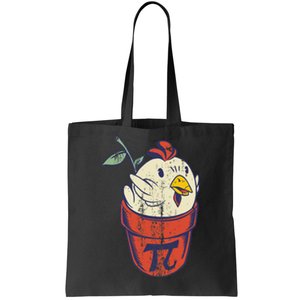 Chicken Pot PI Day Math Funny Teacher Tote Bag