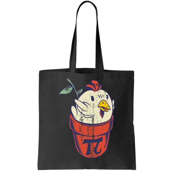 Chicken Pot PI Day Math Funny Teacher Tote Bag