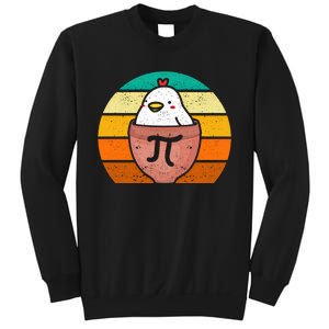 Chicken Pot Pi Day Funny Math Teacher Mathematics Lover Gift Sweatshirt