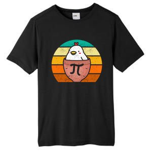 Chicken Pot Pi Day Funny Math Teacher Mathematics Lover Gift Tall Fusion ChromaSoft Performance T-Shirt