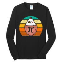 Chicken Pot Pi Day Funny Math Teacher Mathematics Lover Gift Tall Long Sleeve T-Shirt