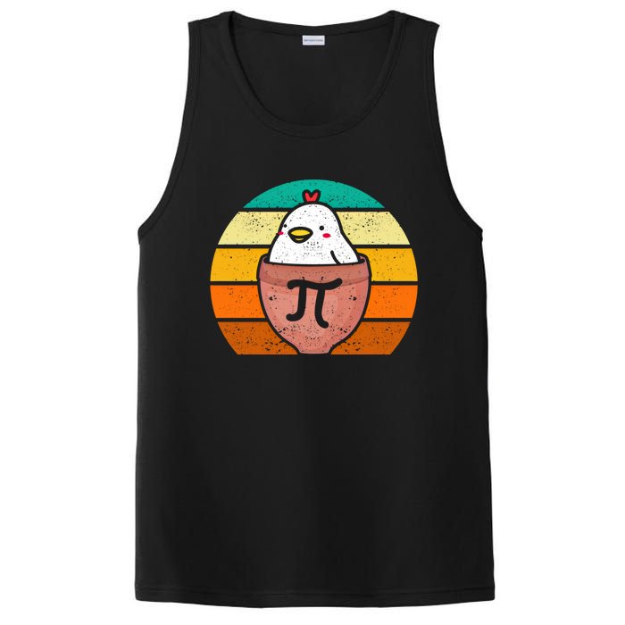 Chicken Pot Pi Day Funny Math Teacher Mathematics Lover Gift PosiCharge Competitor Tank