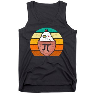 Chicken Pot Pi Day Funny Math Teacher Mathematics Lover Gift Tank Top