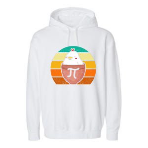 Chicken Pot Pi Day Funny Math Teacher Mathematics Lover Gift Garment-Dyed Fleece Hoodie