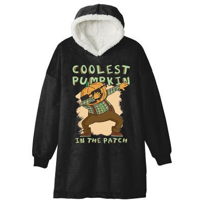 Coolest Pumpkin Patch Halloween Great Gift Hooded Wearable Blanket