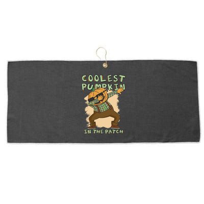 Coolest Pumpkin Patch Halloween Great Gift Large Microfiber Waffle Golf Towel
