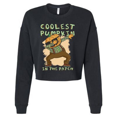 Coolest Pumpkin Patch Halloween Great Gift Cropped Pullover Crew