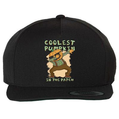 Coolest Pumpkin Patch Halloween Great Gift Wool Snapback Cap