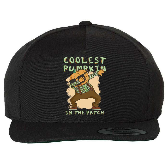 Coolest Pumpkin Patch Halloween Great Gift Wool Snapback Cap