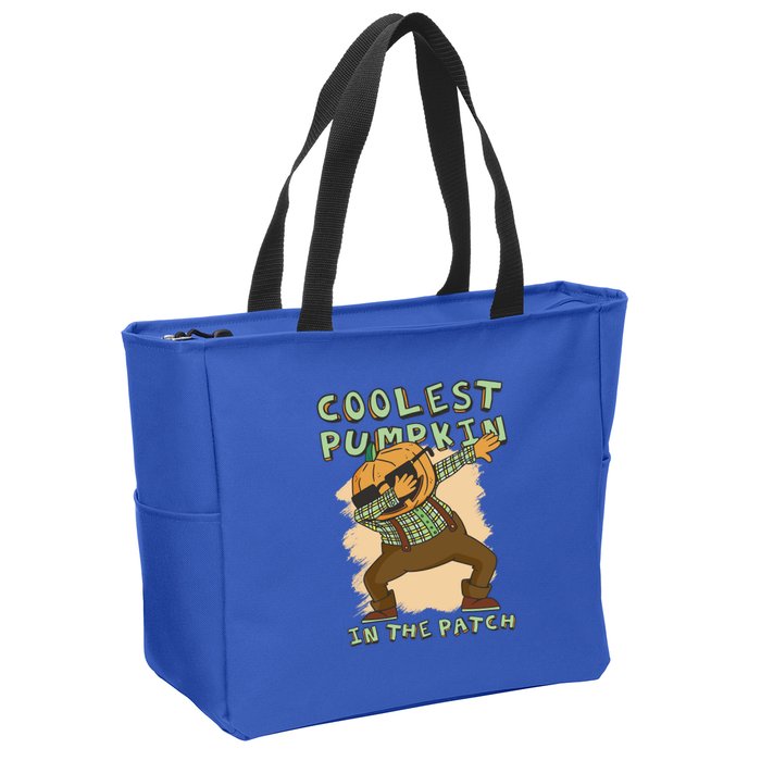 Coolest Pumpkin Patch Halloween Great Gift Zip Tote Bag