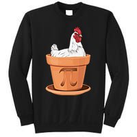 Chicken Pot Pi Day Funny Math Teacher Student Hen Pie Gift Sweatshirt