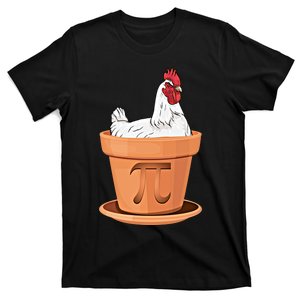 Chicken Pot Pi Day Funny Math Teacher Student Hen Pie Gift T-Shirt