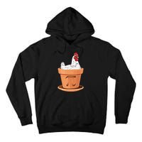 Chicken Pot Pi Day Funny Math Teacher Student Hen Pie Gift Tall Hoodie