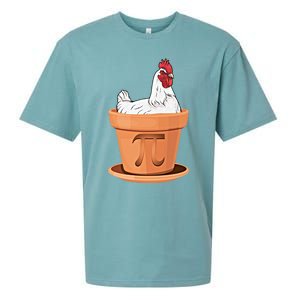 Chicken Pot Pi Day Funny Math Teacher Student Hen Pie Gift Sueded Cloud Jersey T-Shirt