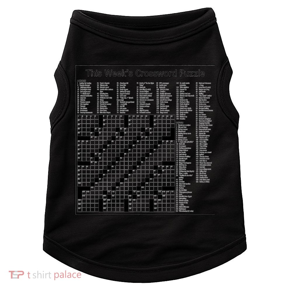 Crossword Puzzle Picture Doggie Tank