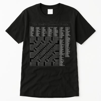 Crossword Puzzle Picture Tall T-Shirt