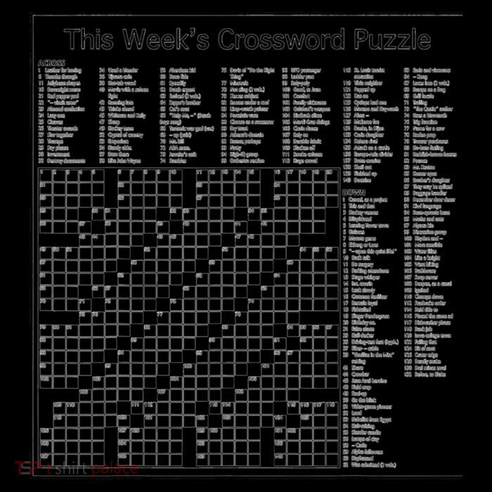Crossword Puzzle Picture Backpack
