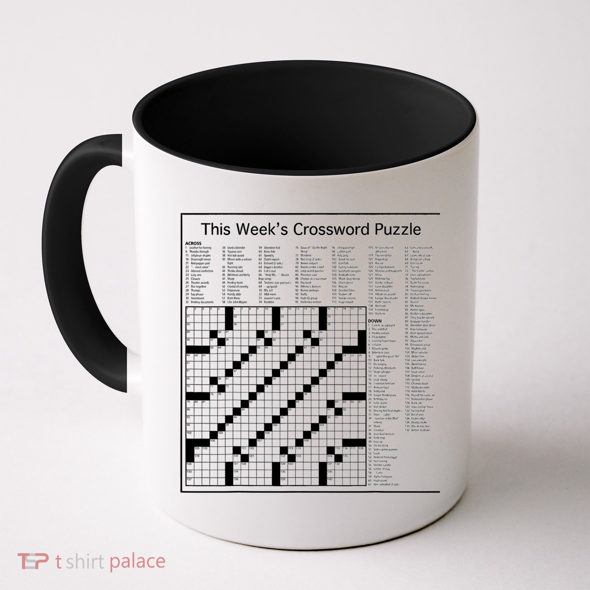 Crossword Puzzle Picture Mug