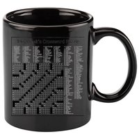 Crossword Puzzle Picture 11oz C Handle Ceramic Mug