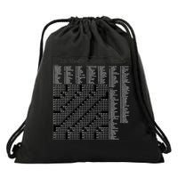 Crossword Puzzle Picture Drawstring Bag
