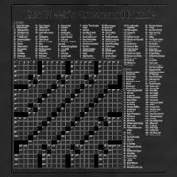 Crossword Puzzle Picture Golf Towel