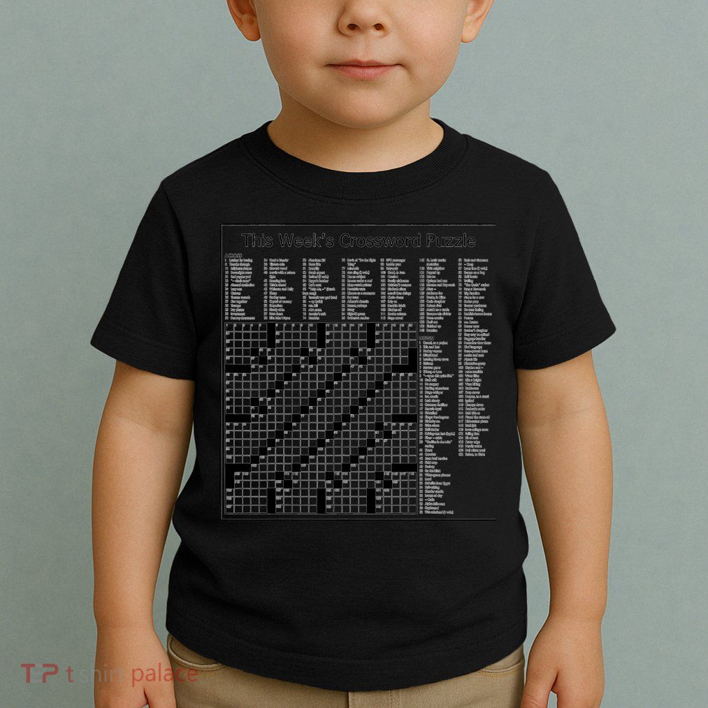 Crossword Puzzle Picture Toddler T-Shirt