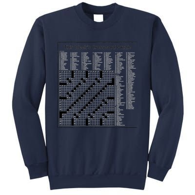 Crossword Puzzle Picture Sweatshirt