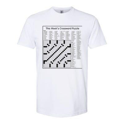 Crossword Puzzle Picture Softstyle® CVC T-Shirt