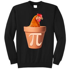 Chicken Pot Pi Funny Math Chicken Pot Pie Graphic Design Gift Sweatshirt