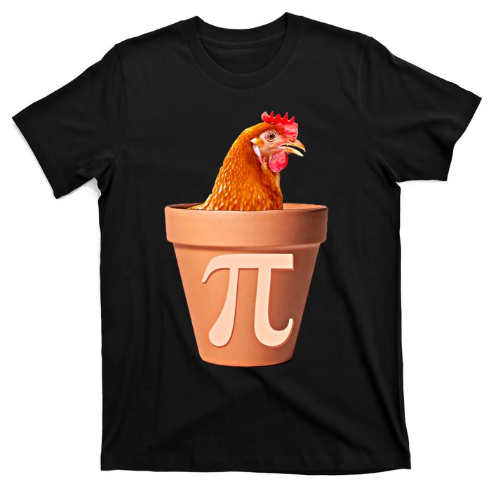 Chicken Pot Pi Funny Math Chicken Pot Pie Graphic Design Gift T-Shirt