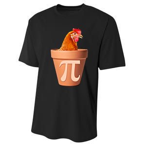 Chicken Pot Pi Funny Math Chicken Pot Pie Graphic Design Gift Performance Sprint T-Shirt