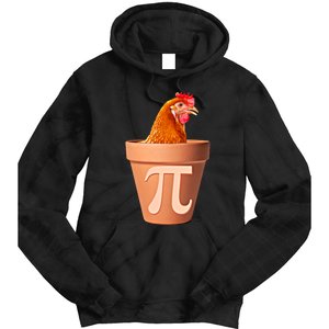 Chicken Pot Pi Funny Math Chicken Pot Pie Graphic Design Gift Tie Dye Hoodie